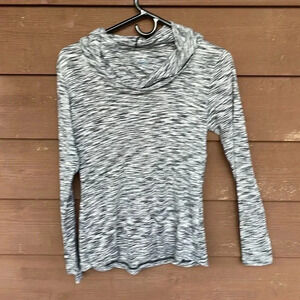 Columbia gray and white hooded pullover size medium